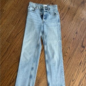 Zara Light Blue woman’s  Straight Jeans